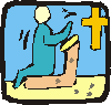 Kneeling in Prayer
