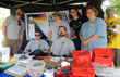 LGBT table at Blues and Jazz Fest