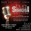 BUA proudly presents 'BUA Sings!,' A countdown to our 25th Birthday