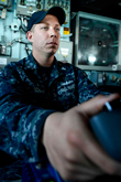 2017-05-15 Erie native stands watch aboard USS Oscar Austin as ship arrives in Bulgaria