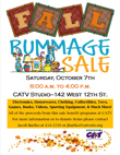 Community Access TV (CATV) Fall Rummage Sale on October 7