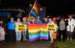 2017-10-28 LGBT Walking Unit in Meadville Halloween Parade