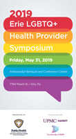 2019-05-31 Erie LGBTQ+ Health Provider Symposium
