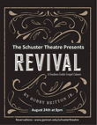 Gannon University's Schuster Theatre production of Revival, A Southern Gothic Gospel Cabaret on August 24 is cancelled!
