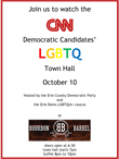 CNN/HRC LGBT Presidential Town Hall Viewing Party on Oct 10