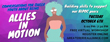 Allyship in Motion Workshop on Oct 6