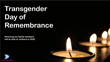 Transgender Day of Remembrance Virtual Vigil on Nov 20