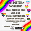 LGBTQIA+ Social Hour Hosted by NWPA Pride Alliance at Underdog BBQ 3/30/21 from 6 pm-9 pm