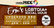 Erie's LGBTQIA Social Hour at Underdog BBQ on June 8