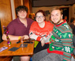 Ugly Holiday Sweater theme at Meadville Happy Hour on December 28