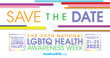 2022-03-21 20th National LGBT Health Awareness Week promo