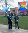 Trans Day of Visibility Walk Around Perry Square on March 31