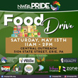 2023-05-13 Erie's Queer Community Food Drive benefiting Second Harvest Food Bank promo