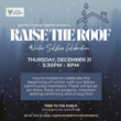 Journey: Healing Together to Host Raise the Roof on December 21
