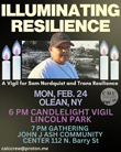 A Vigil for Sam Nordquist and Trans Resilience