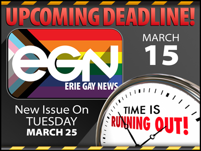 Deadline for April 2025 print edition (issue #353)