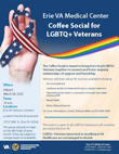 Erie VA Medical Center Coffee Social for LGBTQ+ Veterans