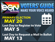 Voters Guide for the Primary Election on May 20