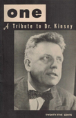 Alfred Kinsey ONE cover