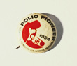 Polio Pioneer button