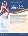 2024-10-18 LGBTQ+ Veterans Coffee Social promo