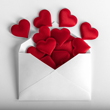 Valentine Hearts Envelope
