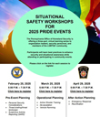 Situational Safety Workshops for 2025 Pride Events