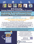 Erie County Human Relations Commission Hosts Event on Disability Rights and Protections
