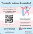Transgender Latinadad Research Study