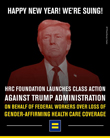 HRC Foundation Launches Class Action Against Trump Administration on Behalf of Federal Workers and their Families Over Loss of Gender-Affirming Healthcare