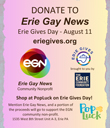 Support Erie Gay News at Erie Gives Day on August 11