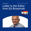 2026-06 Letter to the Editor from Ed Brzezinski