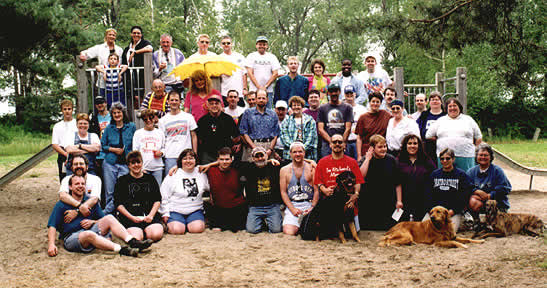1998 Erie Pride Picnic Family Portrait